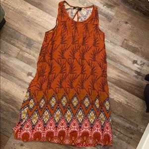 Orange dress